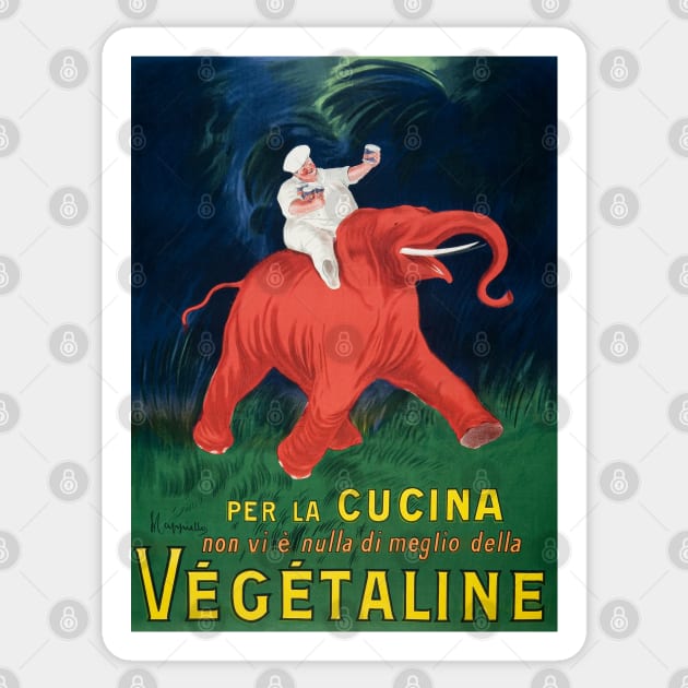 Retro Advertising - Vegetaline Sticker by CozyCanvas